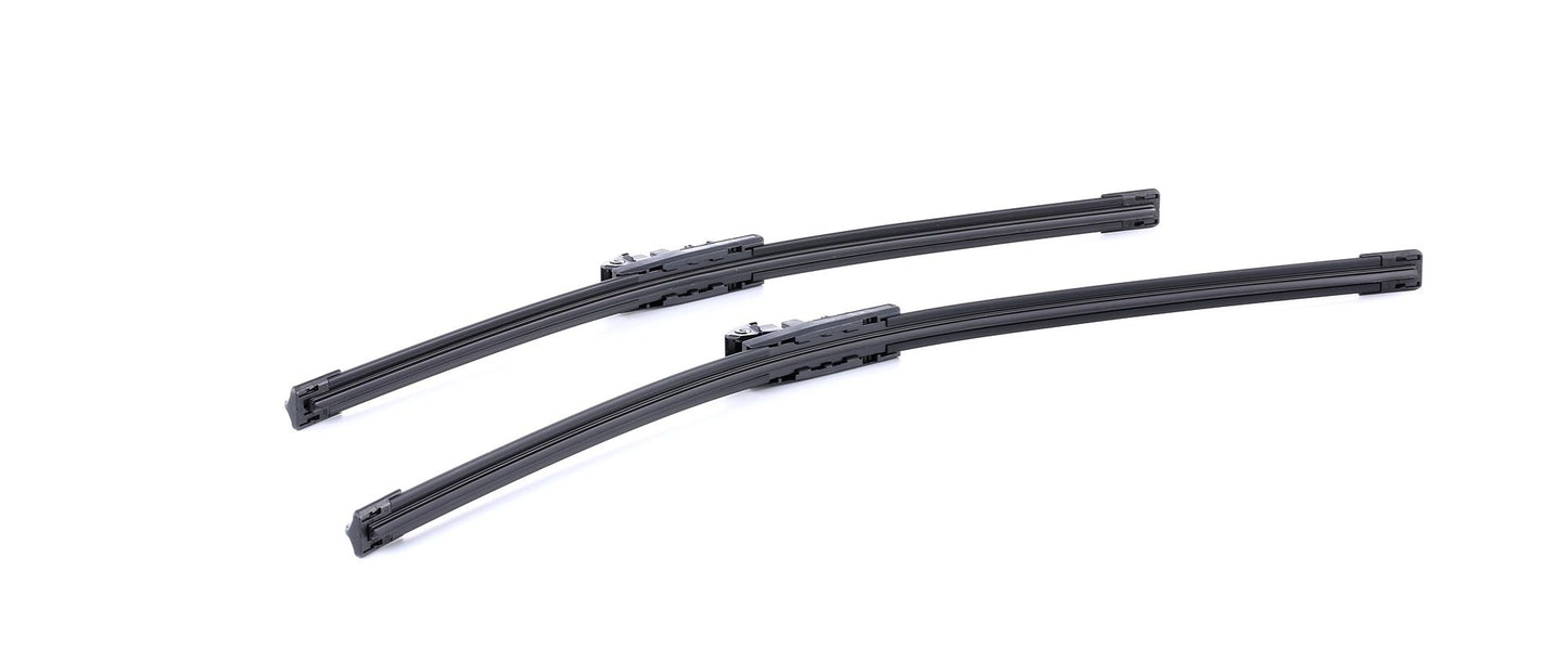 RIDEX 298W0086 Wiper Blade Pair - Front - 600/500mm (Push type)