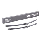 RIDEX 298W0086 Wiper Blade Pair - Front - 600/500mm (Push type)