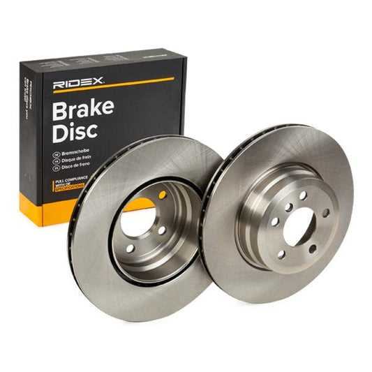 RIDEX 82B1010 Brake Disc - rear axle (pair)
