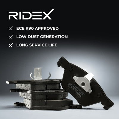 RIDEX 402B1062 Brake pad set - for BMW
