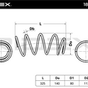 RIDEX 188C0188 Coil Spring