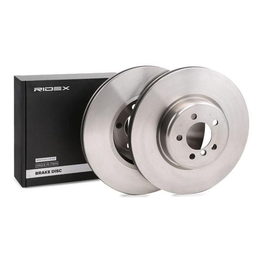 RIDEX 82B1076 Brake Disc - front axle (pair)