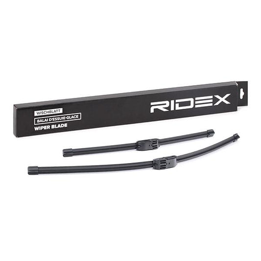 RIDEX 298W0061 Wiper Blade Pair - Front - 650/450mm (Side Pin)