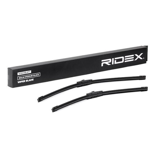 RIDEX 298W0533 Wiper Blade Pair - Front - 600/500 (Pin Type)