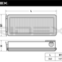 RIDEX 8A0615 Air Filter
