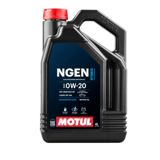 Motul Engine Oil NGEN Hybrid - Full Synthetic 0W-20 - 4L
