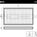 RIDEX 424I0500 Pollen filter