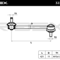 RIDEX 3229S0417 Anti roll bar link for BMW 5 Series