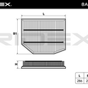RIDEX 8A0565 Air Filter