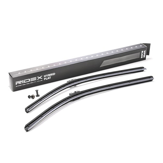 RIDEX 298W0054 Wiper Blade Pair - Front - 600/600mm (Side Pin)