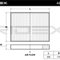 RIDEX 424I0349 Pollen filter