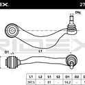 RIDEX 273C0896 Suspension arm