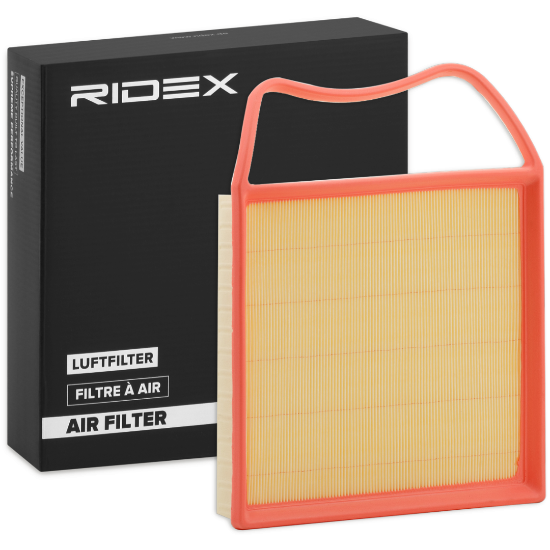 RIDEX 8A0504 Air Filter; Filter Insert