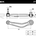 RIDEX 273C0488 Suspension arm