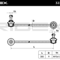 RIDEX 3229S0080 Anti roll bar link for BMW 5 Series