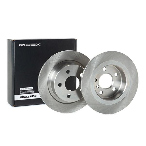 RIDEX 82B1688 Brake Disc - rear axle (pair)