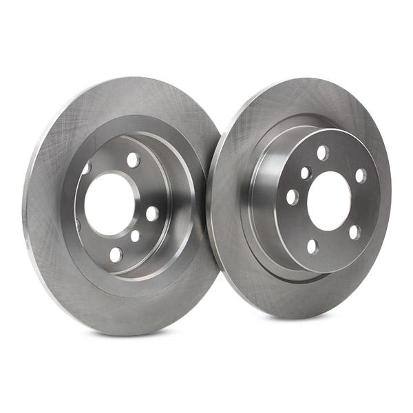 RIDEX 82B1688 Brake Disc - rear axle (pair)