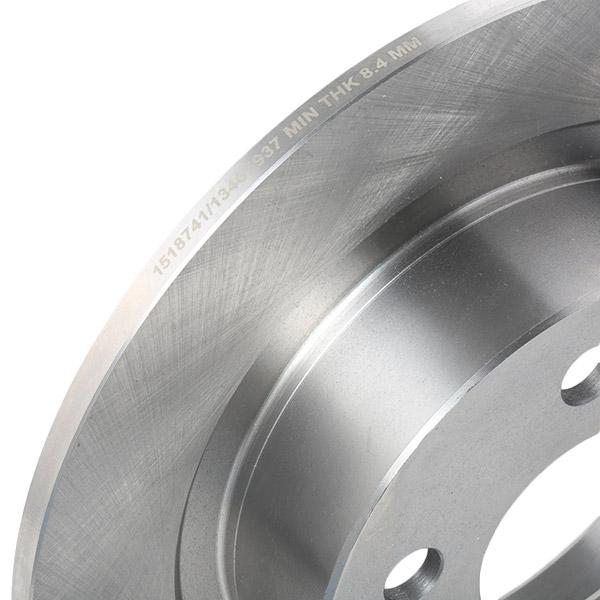 RIDEX 82B1688 Brake Disc - rear axle (pair)