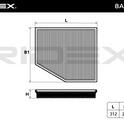 RIDEX 8A0450 Air Filter
