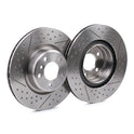 RIDEX 82B1434 Brake Disc - rear axle (pair)