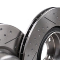 RIDEX 82B1434 Brake Disc - rear axle (pair)