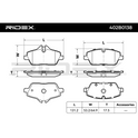 RIDEX 402B0071 Brake pad set Rear Axle - for BMW