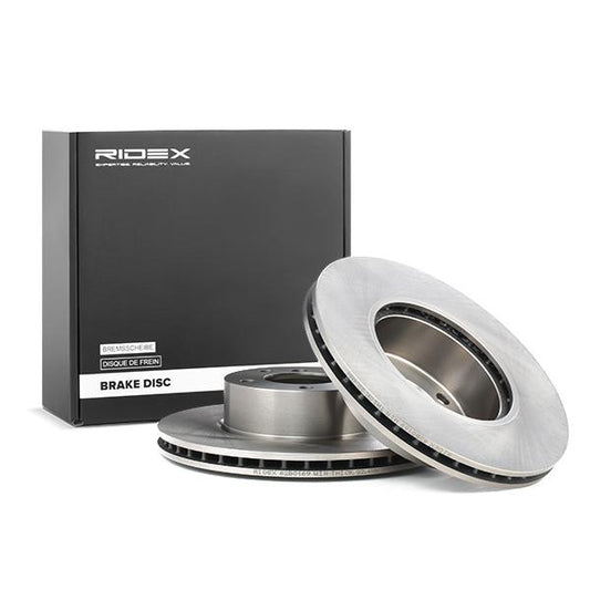 RIDEX 82B0169 Brake Disc, Internally Vented (pair)