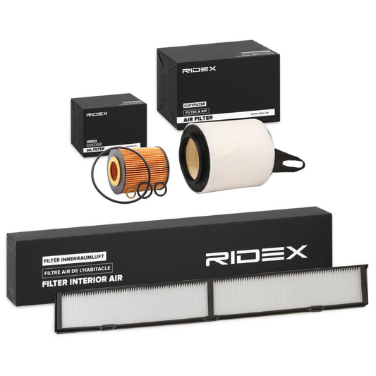 RIDEX 4055F3700 Filter kit with pre-filter, without oil drain plug