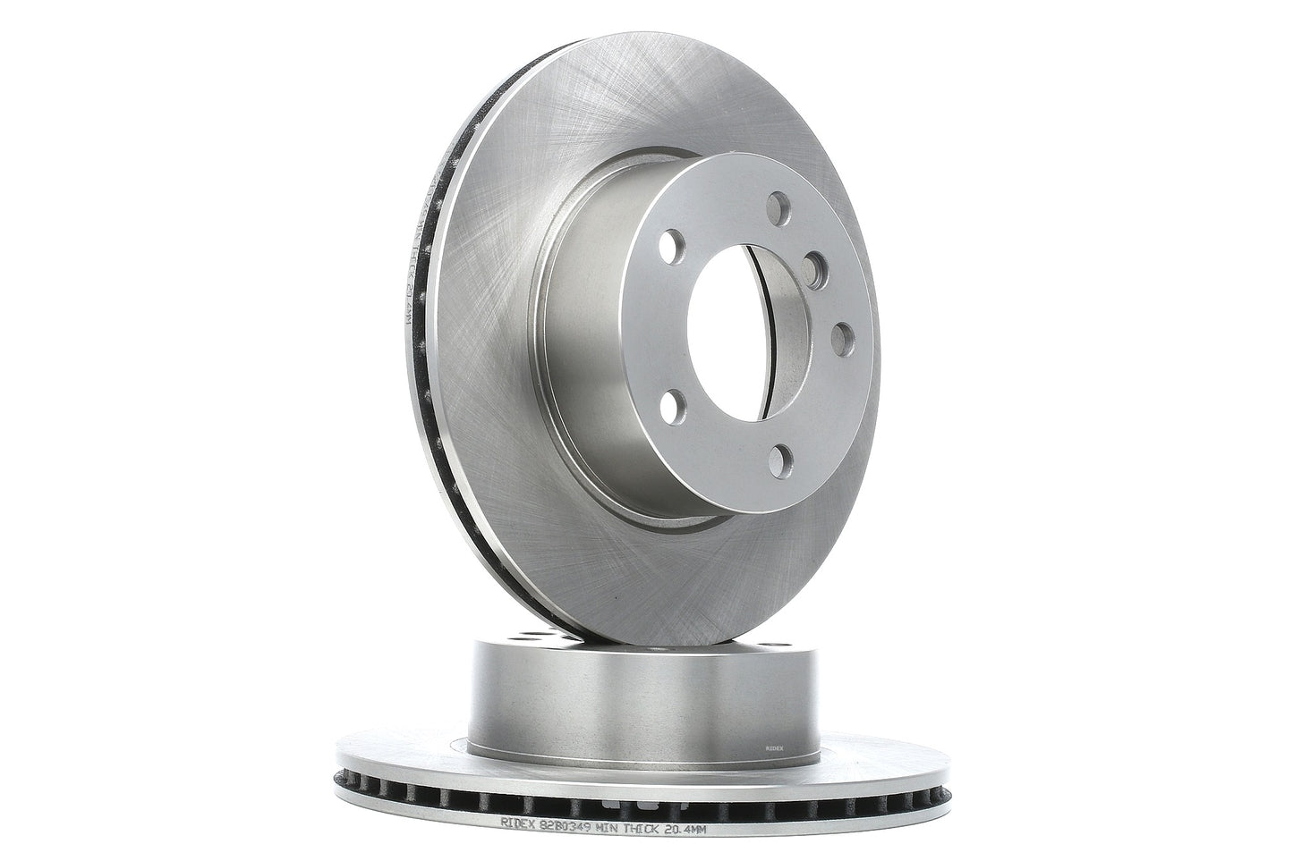 RIDEX 82B0349 Brake Disc - front axle (pair)