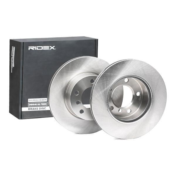 RIDEX 82B0349 Brake Disc - front axle (pair)