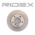RIDEX 82B0349 Brake Disc - front axle (pair)