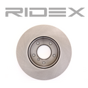 RIDEX 82B0349 Brake Disc - front axle (pair)