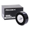 RIDEX 312D0056 Deflection / Guide Pulley, v-ribbed belt with bolts