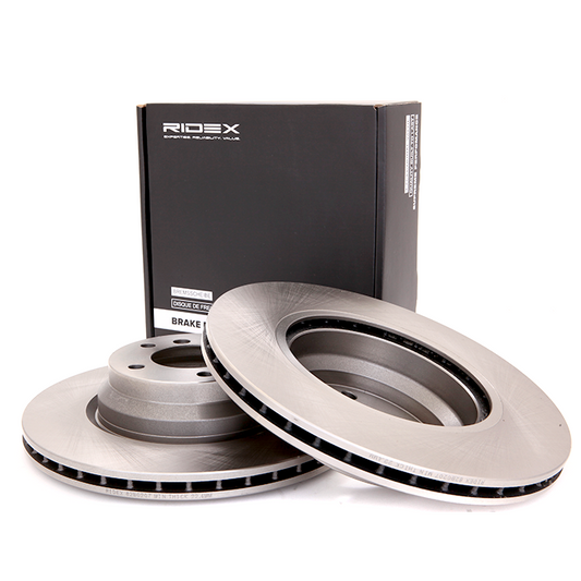 RIDEX 82B0207 Brake Disc - front axle (pair)